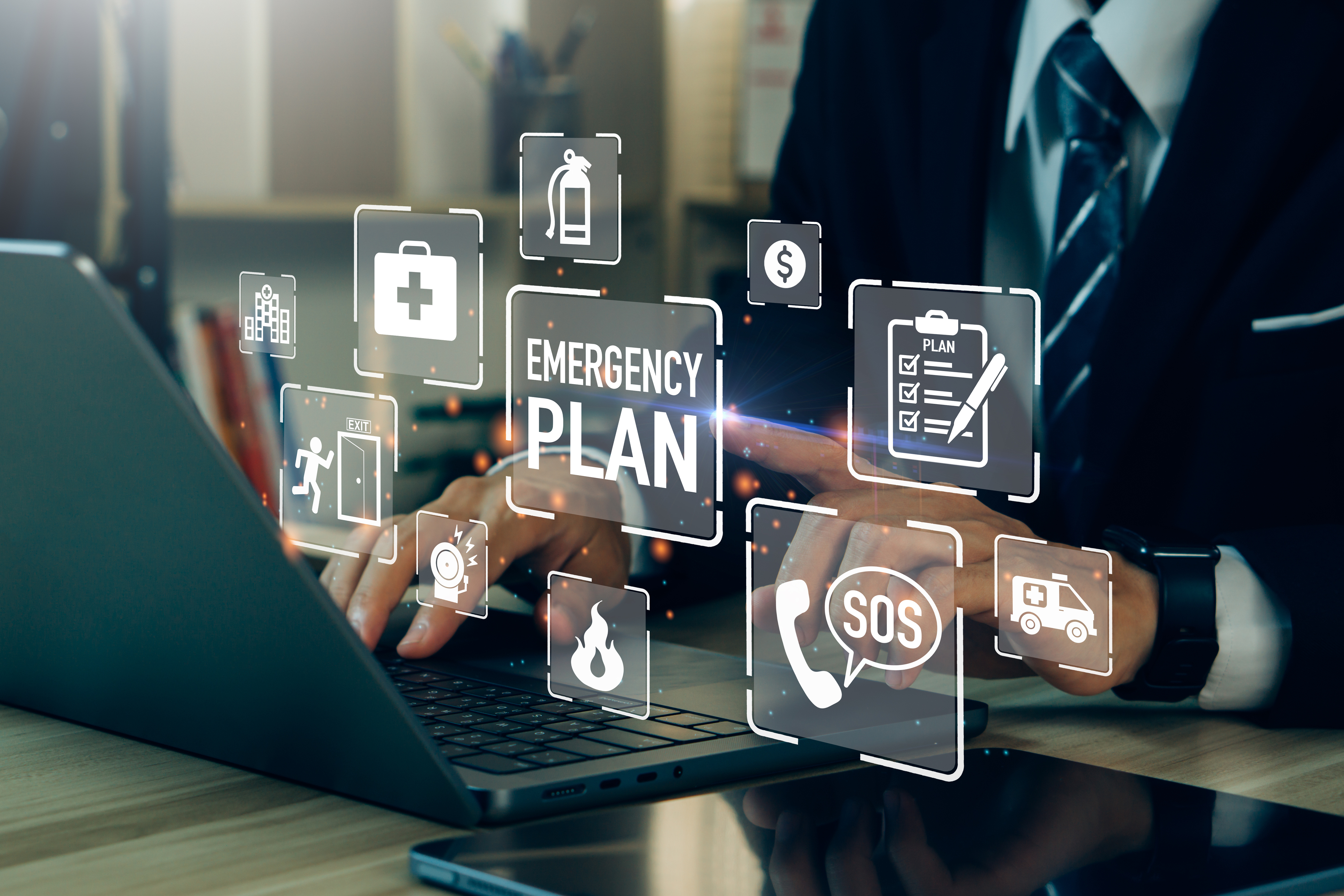 Photo representing various security concepts